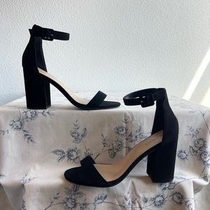black soda block heels